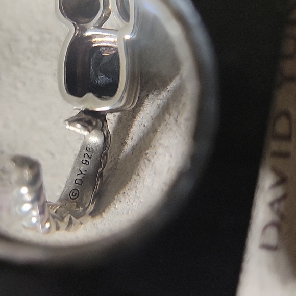 Authentic David Yurman 925  Black Onyx Cross - Picture 5 of 15